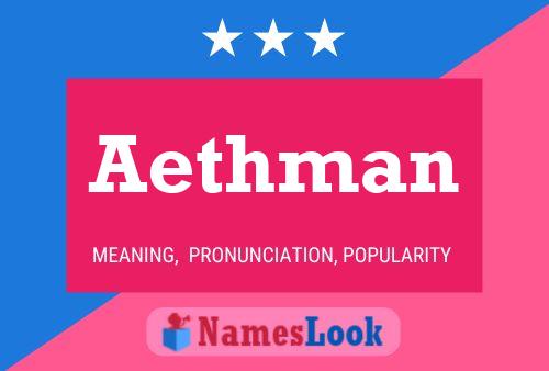 ملصق اسم Aethman