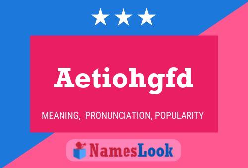 ملصق اسم Aetiohgfd