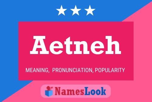 ملصق اسم Aetneh