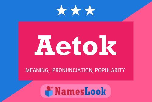 ملصق اسم Aetok