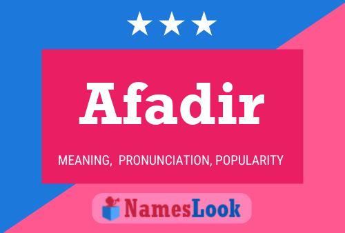 ملصق اسم Afadir