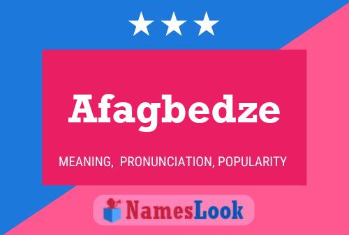 ملصق اسم Afagbedze