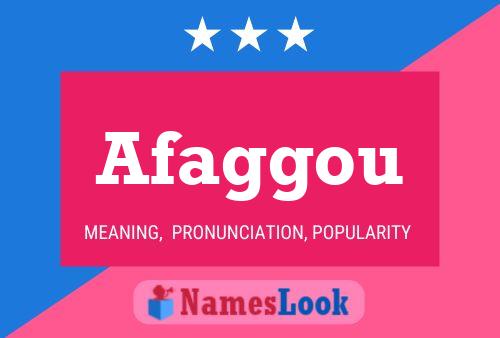 ملصق اسم Afaggou