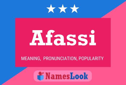 ملصق اسم Afassi