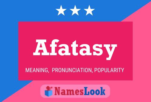 ملصق اسم Afatasy