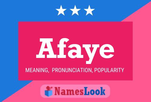 ملصق اسم Afaye