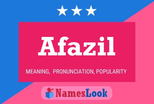 ملصق اسم Afazil