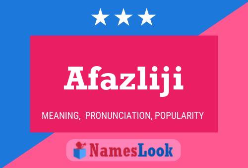 ملصق اسم Afazliji