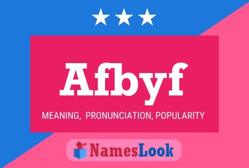 ملصق اسم Afbyf