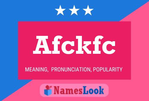 ملصق اسم Afckfc