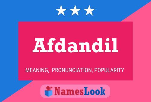 ملصق اسم Afdandil