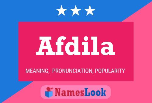 ملصق اسم Afdila