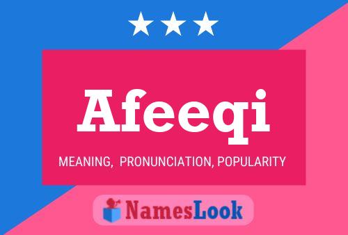 ملصق اسم Afeeqi