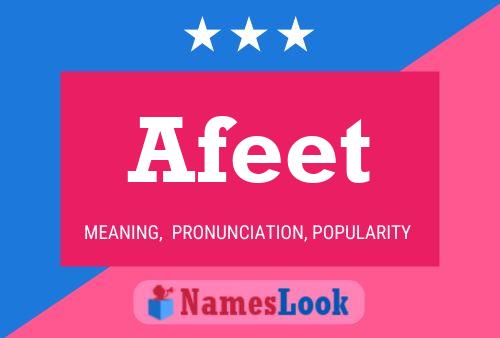 ملصق اسم Afeet