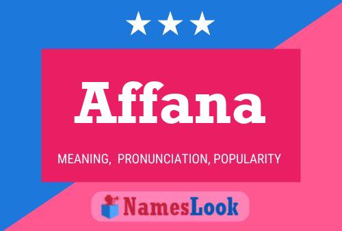 ملصق اسم Affana