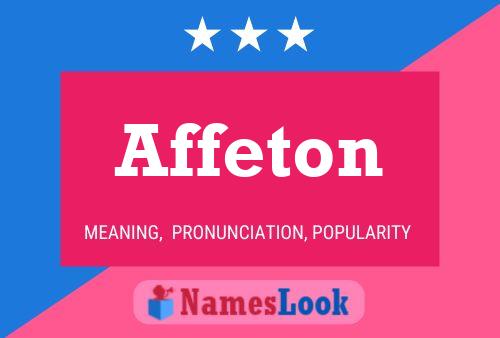 ملصق اسم Affeton