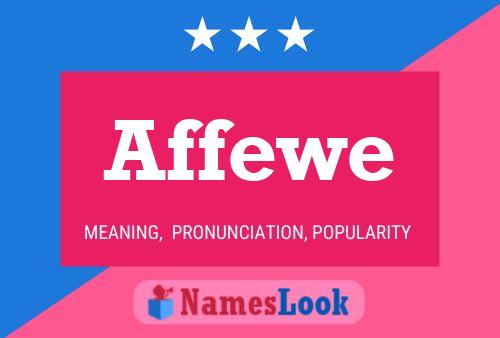 ملصق اسم Affewe