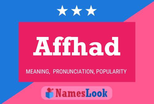 ملصق اسم Affhad