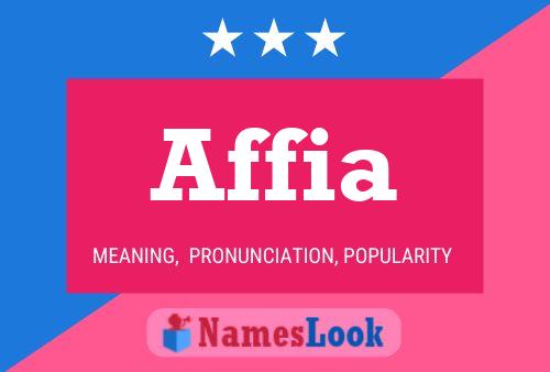 ملصق اسم Affia