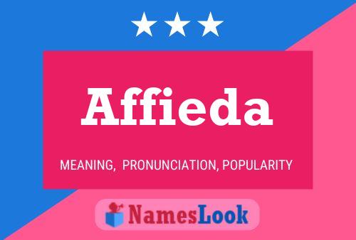 ملصق اسم Affieda