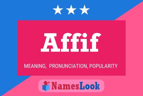 ملصق اسم Affif