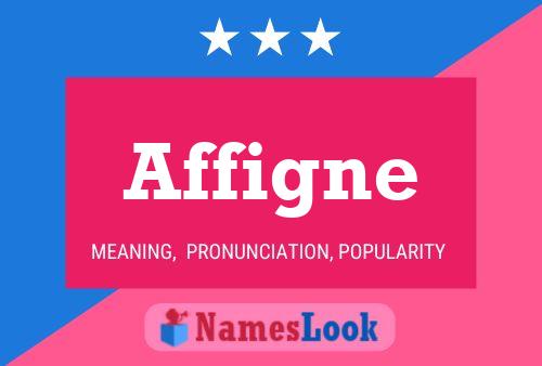 ملصق اسم Affigne