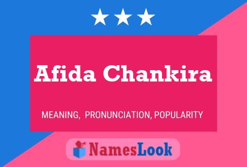 ملصق اسم Afida Chankira