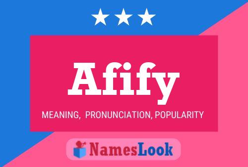 ملصق اسم Afify