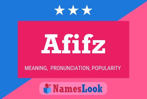 ملصق اسم Afifz