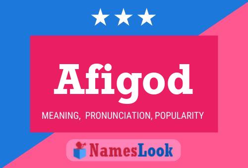 ملصق اسم Afigod