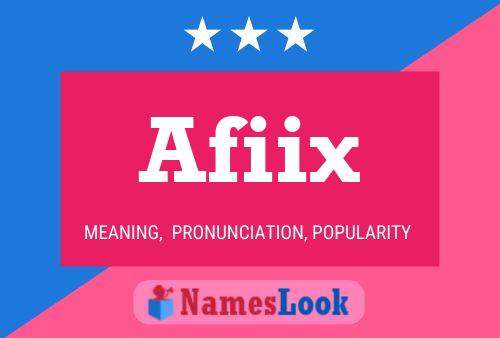 ملصق اسم Afiix