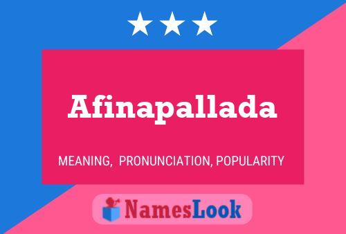 ملصق اسم Afinapallada