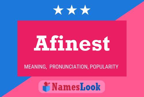 ملصق اسم Afinest