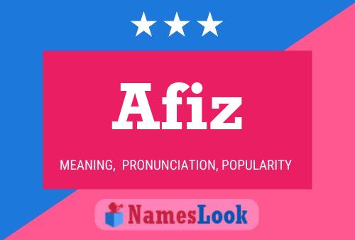 ملصق اسم Afiz