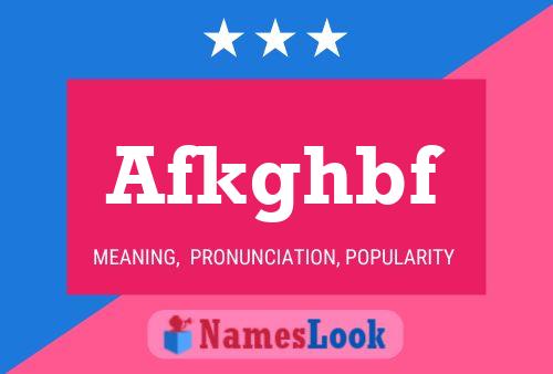 ملصق اسم Afkghbf