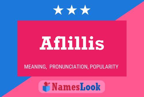 ملصق اسم Aflillis