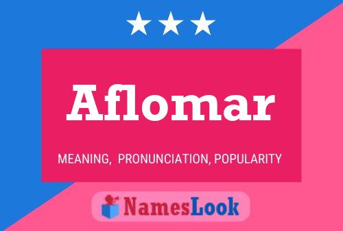 ملصق اسم Aflomar