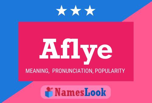 ملصق اسم Aflye