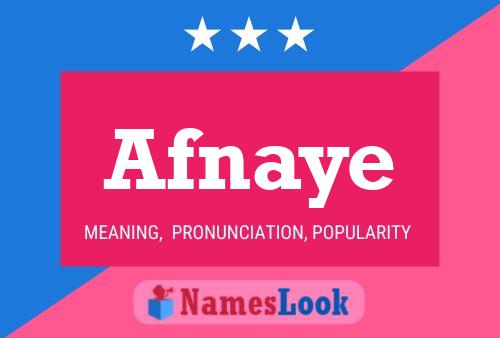 ملصق اسم Afnaye