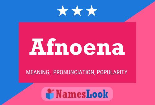 ملصق اسم Afnoena