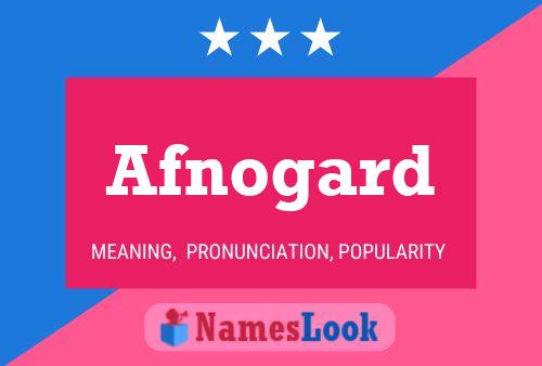 ملصق اسم Afnogard