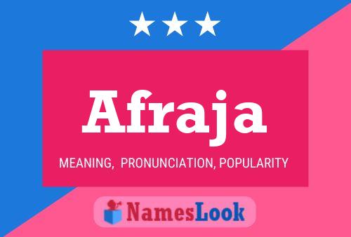 ملصق اسم Afraja