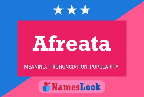 ملصق اسم Afreata