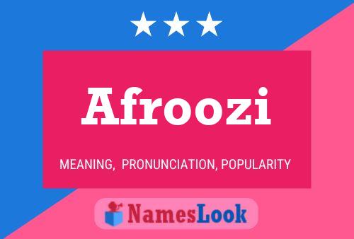 ملصق اسم Afroozi