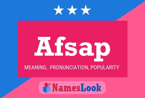 ملصق اسم Afsap