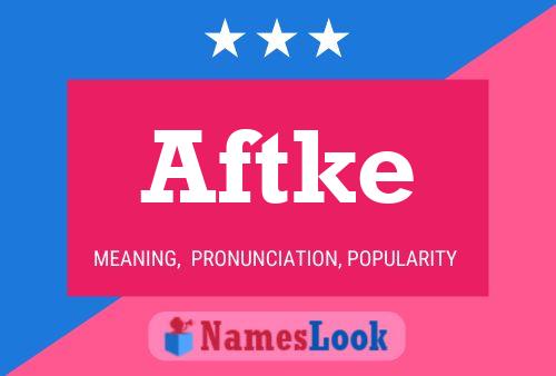 ملصق اسم Aftke