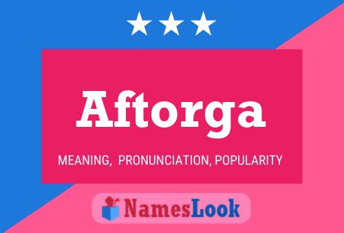 ملصق اسم Aftorga