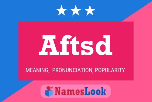 ملصق اسم Aftsd