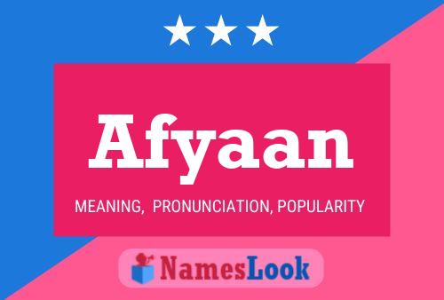 ملصق اسم Afyaan