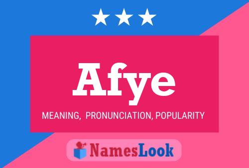 ملصق اسم Afye